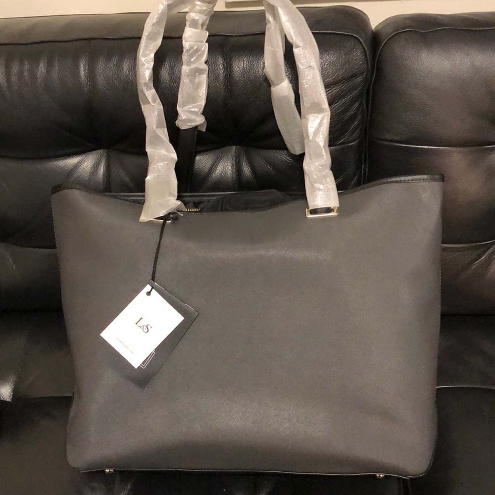 L&S LOANDSONS Seville Laptop Tote w/ Shell Design